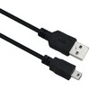 helos Anschlusskabel, USB 2.0 A Stecker/B Mini 5-pin Stecker, 3,0m, juodas