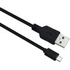 helos Anschlusskabel, USB 2.0 A Stecker/Micro-B Stecker, 2,0m, juodas