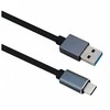 Kabelis USB helos Helos Anschlusskabel, USB 3.1 A Stecker/ USB Type-C™ St., PREMIUM, 2,0m, juodas