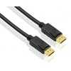 helos Anschlusskabel, DisplayPort Stecker/Stecker, 4K 1,0m, juodas