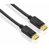 helos Anschlusskabel, DisplayPort Stecker/Stecker, 4K 2,0m, juodas