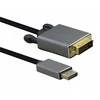 helos Anschlusskabel, DisplayPort Stecker/DVI Stecker, PREMIUM, 1,0m, juodas