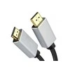 helos Anschlusskabel, DisplayPort Stecker/HDMI Stecker, PREMIUM, 2,0m, juodas