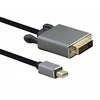 helos Anschlusskabel, mini DisplayPort St./DVI St., PREMIUM, 1,0m, juodas
