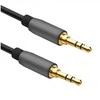 helos Anschlusskabel, Klinke 3,5mm Stecker/Stecker 3 Pin, PREMIUM, 0,5m, juodas