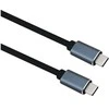 helos Anschlusskabel, USB 3.2 Type-C Stecker/Stecker, PREMIUM, 2,0m, juodas