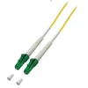 helos LWL Patchkabel LC-APC/LC-APC Simplex G652D, 9/125µm OS2 gelb 4,0m