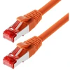 helos Patchkabel Cat 6 S/FTP RJ45 oranžinis 0,5m AWG27/7 LSZH GHMT