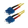 helos LWL Patchkabel OS2 Duplex 3,0mm SC-SC 9/125µm gelb 5m LSZH