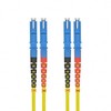 helos LWL Patchkabel OS2 Duplex E2000® (LSH)-E2000® (LSH) 9/125µm gelb 0,5m