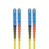 helos LWL Patchkabel OS2 Duplex E2000® (LSH)-E2000® (LSH) 9/125µm gelb 0,5m