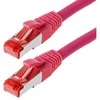 Helos patch cable S/FTP Cat 6 rausvai raudona 15,0m