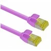 helos Patchkabel Cat 6a Ultraslim S/FTP RJ45 rausvai raudona 7,5 m AWG28/7 LSZH GHMT