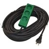 dva Mėlynas ELECTRIC kabelių rinkinys - 25M - su 3 lizdais - lieto kištuko - kabelis: 3x1.5 mm2 guma-neoprenas