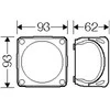 Hensel 62000340 ATEX jungiamoji dėžutė 2 ir 22 zonoms IP66 93x93x62mm juoda 5x2,5 mm2 Cu RX 0205 T