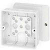 Hensel DE 9341, Polistirenas (PS), Termoplastas, Pilkas, IP55, 98 mm, 52 mm, 98 mm