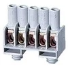 Hensel Gnybtų blokas 5 takelių dėžutėms 1,5–6 mm2 Cu pilkas DKL 04 (2600055)