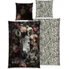 Herding Wild Flowers Zebra patalynė 140 x 200 cm – 100 procentų medvilnė