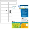 HERMA 10731, Balta, Lipni spausdintuvo etiketė, Iškirpta etiketė, A4, Popierius, Lazerinis / Rašalinis