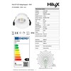 Light Solutions Aps „HiluX D7 Gen2“ – 6 W – 420 lm – Ra95 – 3000 K – reguliuojamo ryškumo – lauko – balta