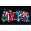 Hisabjoker Ab LED ženklas „Let's Party“