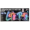 „Let's Party“ RGB LED neoninis skydelis pakuotėje