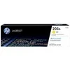 HP 203A geltona originali „LaserJet“ tonerio kasetė, 1300 puslapių, geltona, 1 vnt.