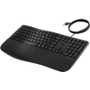 HP 485 Comfort laidinė klaviatūra, viso dydžio (100 %), laidinė, USB, membraninė, juoda