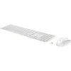 HP 655 Belaidė klaviatūra ir pelė Combo, Full-size (100%), Wireless, RF belaidė + USB, Baltas, su pele