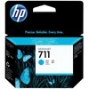 HP 711 29 ml žydro „DesignJet“ rašalo kasetė, HP DesignJet T100, T120, T125, T130, T520, T525, T530 spausdintuvų serija, terminis rašalinis spausdintuvas, žydras, CZ130A, Singapūras, Malaizija, 114 mm