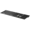 HP 720 Įkraunama belaidė klaviatūra, skirta įvairiems įrenginiams, pilno dydžio (100 %), belaidė, USB + „Bluetooth“, mechaninė, QWERTY, juoda
