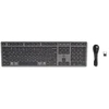 Klaviatūra HP KBD 720Multi-DeviceRchrgblWL FR, viso dydžio (100 %), belaidis, USB + „Bluetooth“, juodas
