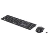 HP 720 Multi-Device Rechargeable Belaidė klaviatūra ir pelė Combo, Wireless, USB + Bluetooth, Mechaninė, AZERTY, Juodas, su pele