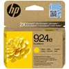 HP 924e EvoMore geltona originali rašalo kasetė, didelės (XL) talpos, geltona, 1 vnt., 800 puslapių, vienas paketas