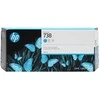 Hewlett Packard (HP) HP 738 (676M6A) Rašalinė kasetė, Žydra