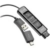 HP Poly DA75 Wideband QD auf USB-Adapteris (USB-A &amp; USB-C)