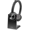 Ausinės HP Poly Savi 7320 UC Stereo „Microsoft Teams“ sertifikuotas DECT 1880-1900 MHz ausinių rinkinys, belaidis, biurui/ skambučių centrui, 20–20000 Hz, 160 g, ausinių rinkinys, juoda