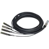 HPE X240 tiesioginio prijungimo varinis skirstytuvas - Tinklo kabelis - SFP+ į QSFP+ - 3 m - skirta HPE 5900AF-48 FlexFabric 1.92, 11908, 12902 ProLiant e910t 2U