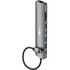 HUB USB Goobay Slim 8 prievadų USB koncentratorius su HDMI™ ir RJ45, 5 Gbit/s