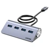 „Unitek“ ergonomiškas USB-C šakotuvas | 4x USB-A | 5 Gbps