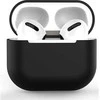 Hurtel Dėklas AirPods 2 / AirPods 1 silikoninis minkštas dangtelis ausinėms juodas (C dėklas)