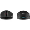 HyperX Pulsefire Fuse Belaidė pelė žaidimams (Juodas), Ambidextrous, Optinė, RF belaidė + Bluetooth, 12000 DPI, Juodas