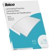 Ibico blizgūs A5 formato laminavimo vokeliai, 75 mikronai, skaidrūs (100 vnt.)