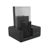 ICY BOX IB-2925MS-CU31 4 lizdų doko stotis 2x M.2 NVMe 2x SATA, juoda