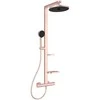 Ideal Standard dušas sistēma ar termostatu Ceratherm ALU+, rose