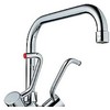 Ideal Standard Børma Standard H. virtuvės rankena - chromuota, 2 gr. lanksti, G3/8, keraminis vožtuvas, 22 mm, oro vožtuvas 200 mm.