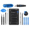 „iFixit EU145307-4“, Įrankių rinkiniai, Universalus, Atidarymo įrankis, Atsuktuvas, Purkštukas, Siurbimo taurelė, Pincetas, Juoda, Mėlyna, Nerūdijančio plieno, Plokščias, Apsauginis „Torx“, Veržliaraktis, „Torx“, 3 pincetai