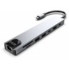 Carruzzo Inca ITPC-7T sąsajos šakotuvas C tipo USB 1000 Mbit/ai Aliuminis