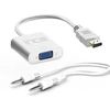 Adapteris AV Inca INCA Adapteris IHTVJ-7 HDMI > VGA St. + USB garsas 1080p