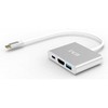 HUB USB Inca ITPC-04T huby i koncentratory USB Type-C 5000 Mbit/s sidabrinė, balta